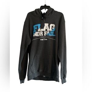 Men’s Flag Nor Fail Charcoal Slash Hoodie